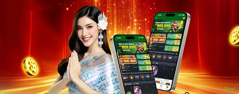 Comparação APP mobile vs versão web da 30bet
